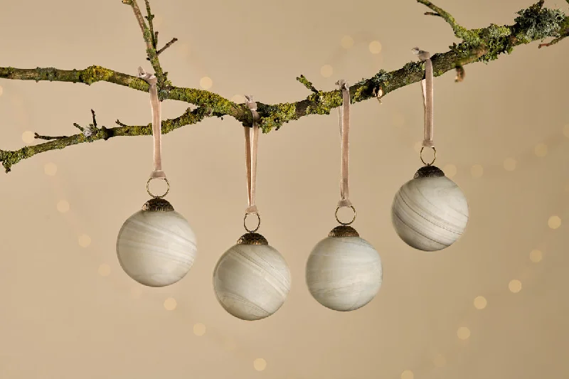 Contemporary Ceiling Lights with Unique, Abstract ShapesOja Baubles - Natural (Set of 4)