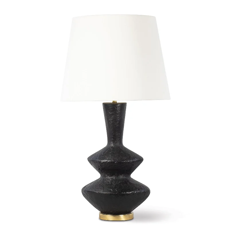 wooden table lamps with natural grain for a warm and organic feelPoe Metal Table Lamp (Black)