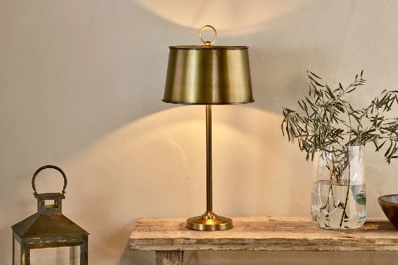 Metal Ceiling Lights in Brass, Copper, Stainless Steel, and IronSiwan Table  Lamp - Antique Brass