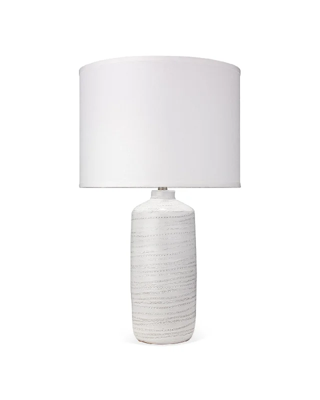 glass table lamps with a frosted surface for soft light diffusionTrace Table Lamp - Large