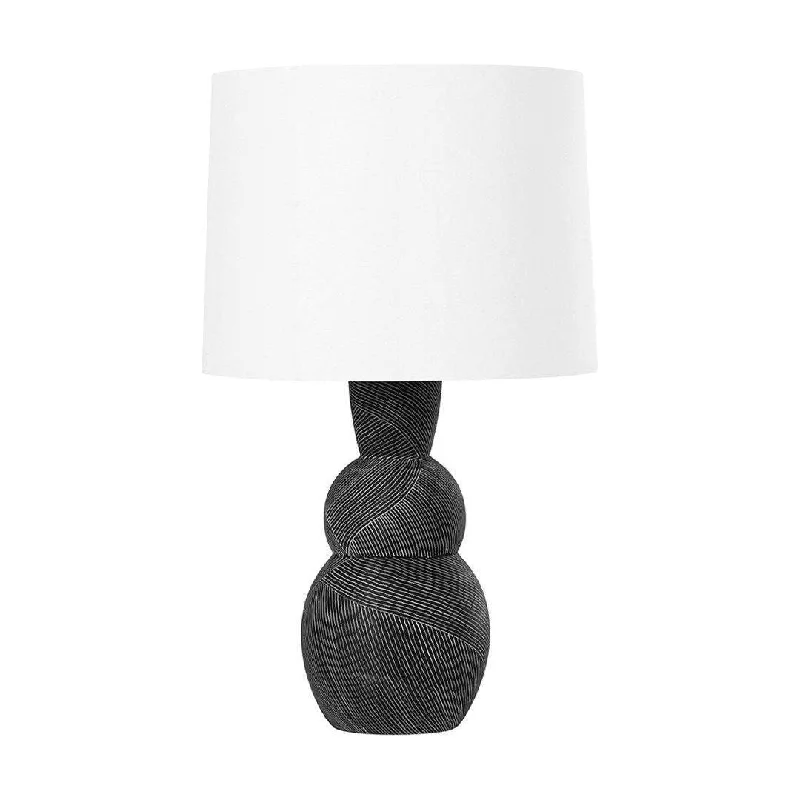 ceramic table lamps with hand painted designs for an artistic touchMiles 1-Light Table Lamp